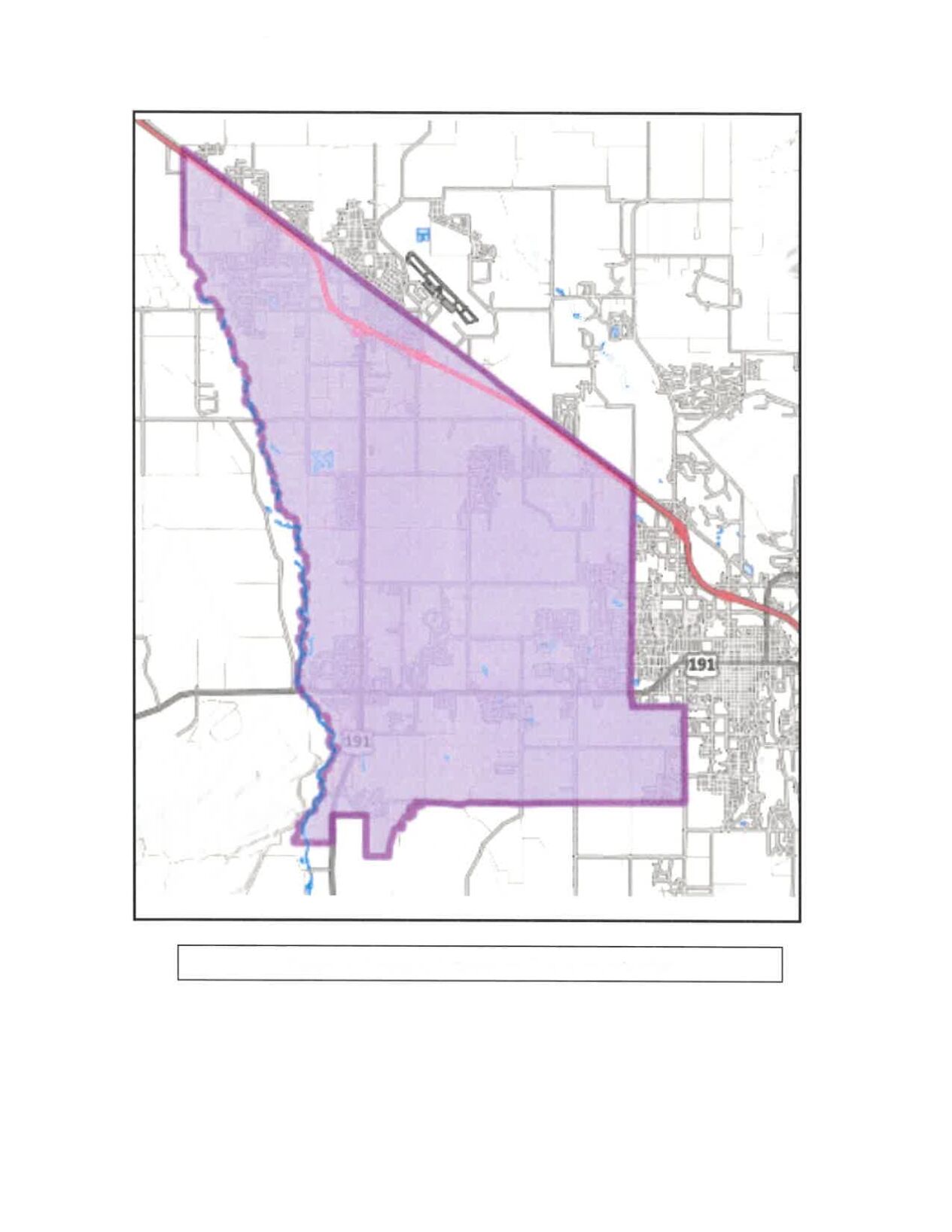 Area of the 'Triangle Community Plan' in the Gallatin County Commission report